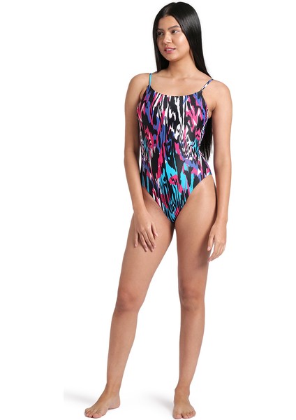 Water Prints Swimsuit Kadın Çok Renkli Yüzücü Mayosu 009398501 modelleri
