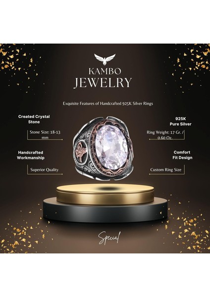 Osmanlı Tuğra Yüzüğü, Lüks 925 Ayar Gümüş Erkek Yüzüğü - Çeşitli Seçeneklerde Mevcuttur fiyatları