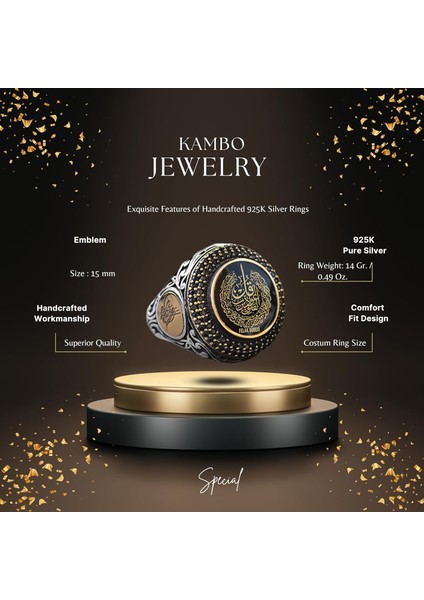 Islami Felak Surah Yüzüğü, Gümüş Yüzük, 925 Ayar Gümüş Erkek Yüzüğü, Büyük Yüzük fiyatları