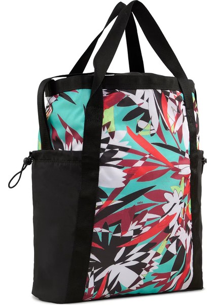 Essential Tropical Tote Unisex Siyah Omuz Çantası 09136001 modelleri