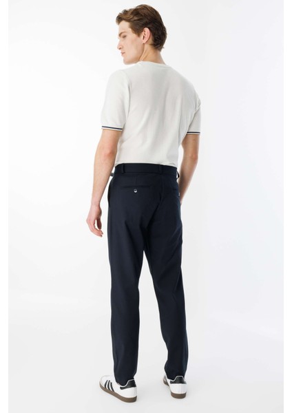 Monochrome Erkek Lacivert Pantolon (BCP25062-05)