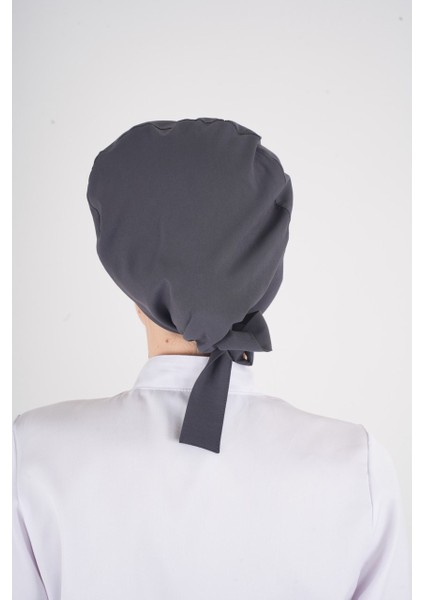 Düz Antrasit Tesettür Doktor Hemşire Hastane Aşçı Mutfak Cerrahi Bone modelleri