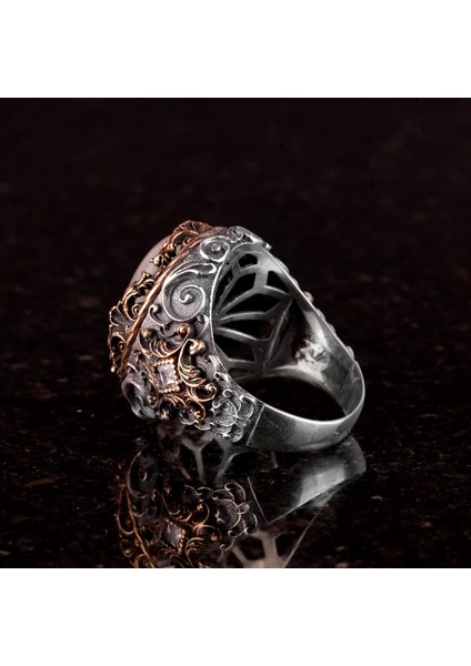 Sultan Yüzük, Yapay Taş Erkek Yüzüğü, 925 Ayar Gümüş Yüzük Erkekler Için fırsatları