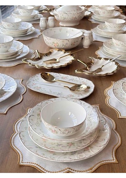 Yemek Takımı Tıffany Flowers 84 Parça 12 Kişilik modelleri