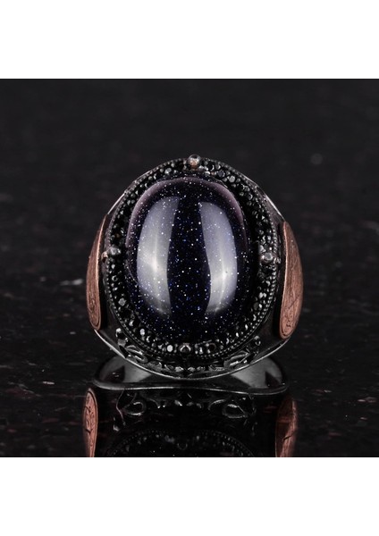 David Yıldızı Yüzük, Yapay Taş Yüzük, 925 Ayar Gümüş Süleyman Yüzüğü (Mavi Güneş Taşı Yapay Taş) fırsatları