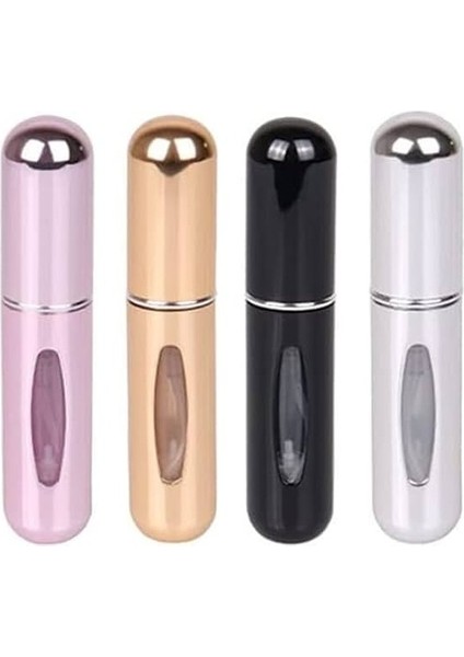 4 Adet Mini Parfüm Şişesi Doldurulabilir Parfüm Şişesi Atomizer Cep Parfüm Şişesi Transfer Parfüm Şişesi