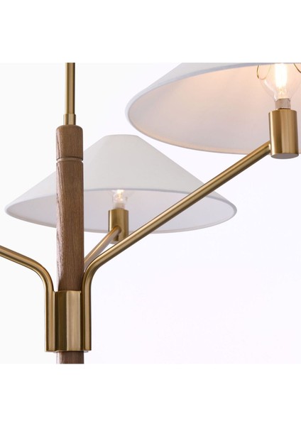 Devon 3'lü Avize, Antik Pirinç ve Dune Kaplama fiyatları