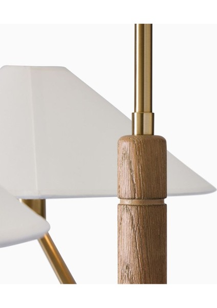 Devon 3'lü Avize, Antik Pirinç ve Dune Kaplama modelleri