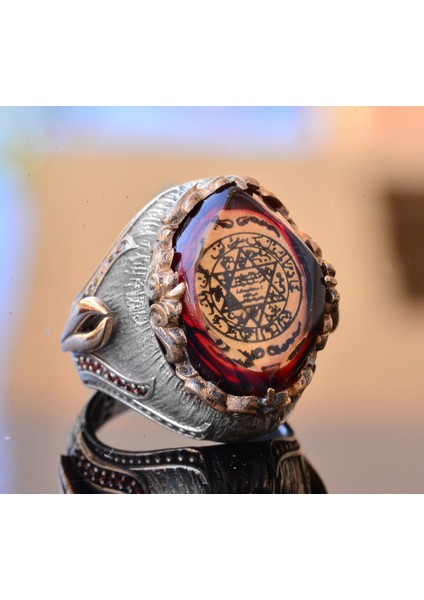 Süleyman Mührü Yüzüğü, Kral Süleyman Yüzüğü, Süleyman Yüzüğü, Arkangel, Kabbalah, Okült, Ayar Gümüş Yüzük modelleri