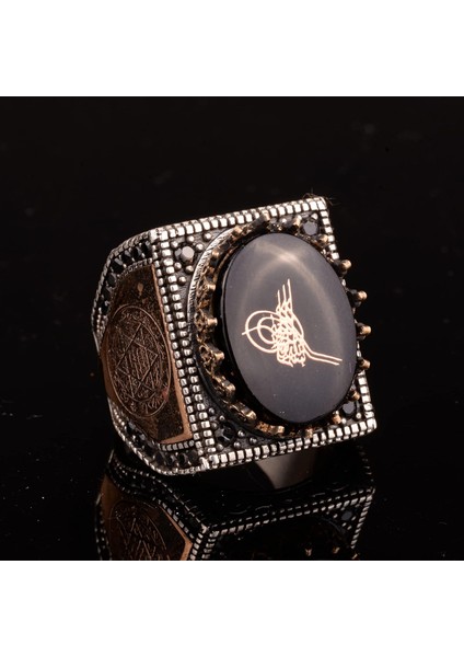 Davut Yıldızı Yüzüğü, Osmanlı Mühür Yüzüğü, 925 Ayar Gümüş Yüzük fırsatları