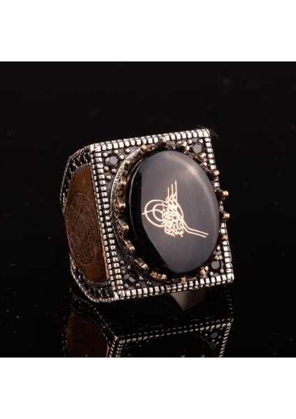 Davut Yıldızı Yüzüğü, Osmanlı Mühür Yüzüğü, 925 Ayar Gümüş Yüzük indirimleri