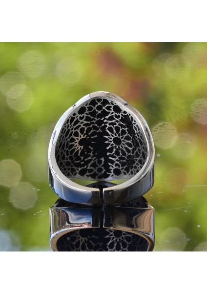 Erkek Ayarlanabilir 925 Ayar Gümüş Taç Yüzük - Kraliyet Yüzüğü indirimleri