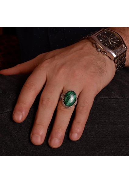 Doğal Taş Yüzük, 925 Ayar Sterlin Gümüş Yüzük Erkekler Için, Farklı Yüzük fiyatları