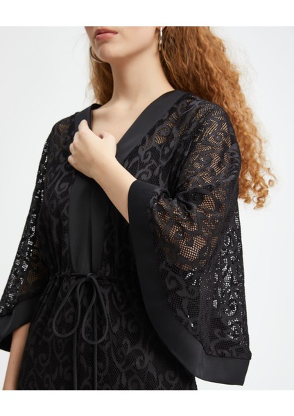 Kadın Şık Dantel Elbise - Beli Ayarlanabilir - V Yaka - Midi Boy -Şık ve Zarif - Özel Gün ve Davetler Için Elbise modelleri