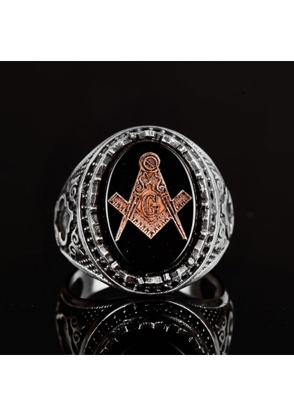 Mason Yüzüğü, 925 Ayar Gümüş Yüzük, Şık Yüzük, El Yapımı Yüzük, Onun Için Hediye fırsatları