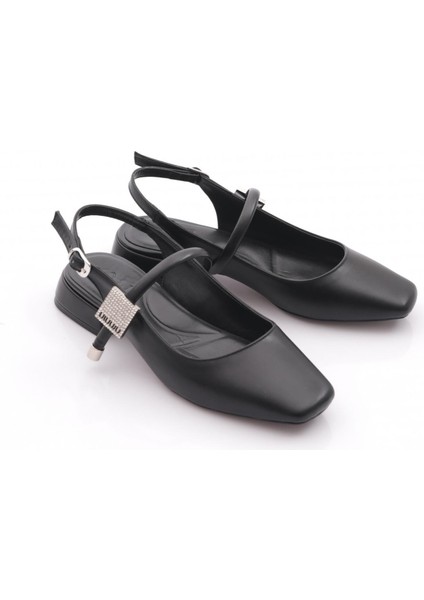 Kadın Babet Dgn 3894 Siyah Renk Kısa Topuklu Rahat Kullanım İçin Tasarlandı fiyatları