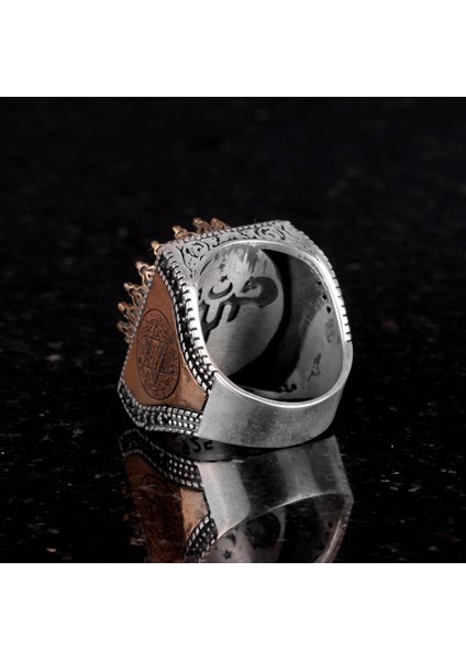 925 Ayar Gümüş Yüzük, Davud Yıldızı Yüzüğü, Yapay Taşlı Gümüş Erkek Yüzüğü fiyatları