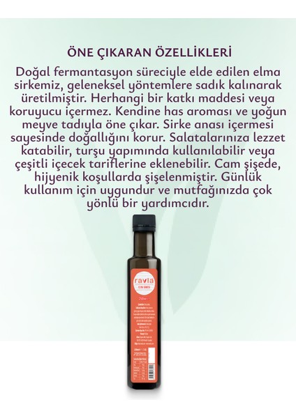Elma Sirkesi - 250ml