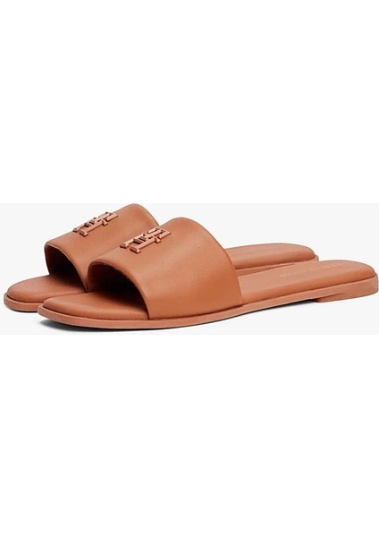 Th Logo Hardware Leather Mule