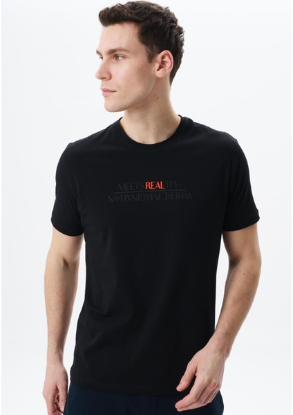 Erkek Regular Fit Baskılı Süprem Bisiklet Yaka Tişört Y29344454002 modelleri