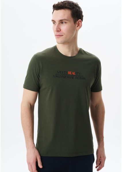 Erkek Regular Fit Baskılı Süprem Bisiklet Yaka Tişört Y29344454002 modelleri