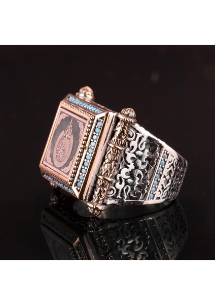 Ayatul Kursi Gümüş Erkek Yüzük, Islami Yüzük, Erkekler Için Dini Hediye fırsatları