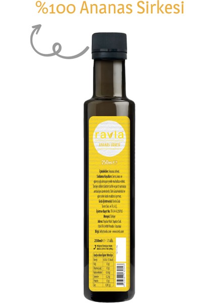 Ananas Sirkesi - 250ml