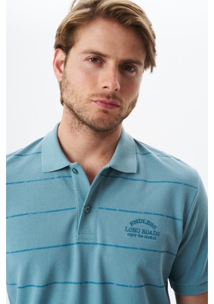 Erkek Basic Regular Fit Pamuk Pike Polo Yaka Tişört Y29374355702