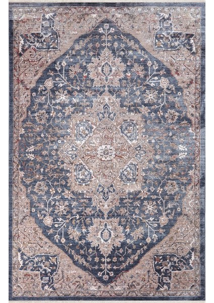 Melides 72407 Degrade Iplik Yumuşak Silinebilir Keçeleşmez Leke Tutmaz Vintage Premium Halı
