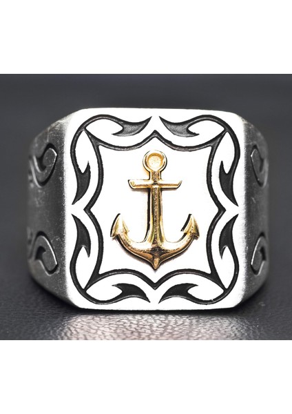 925 Ayar Gümüş Erkek Yüzük - Gemi Çivisi Yüzük fiyatları