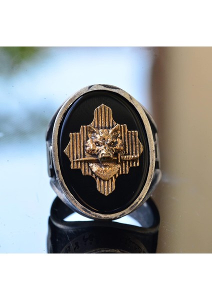 Kurt Yüzüğü, Vahşi Hayat 925 Ayar Gümüş Erkek Büyük Yüzük indirimleri