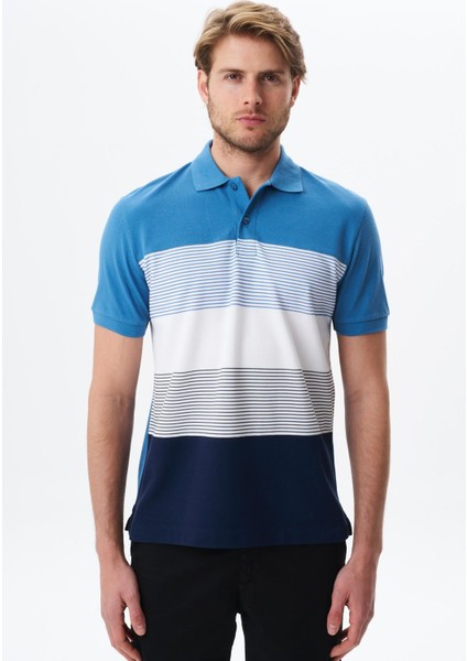Erkek Regular Fit Çok Renkli Pamuk Pike Polo Yaka Tişört Y29374355002