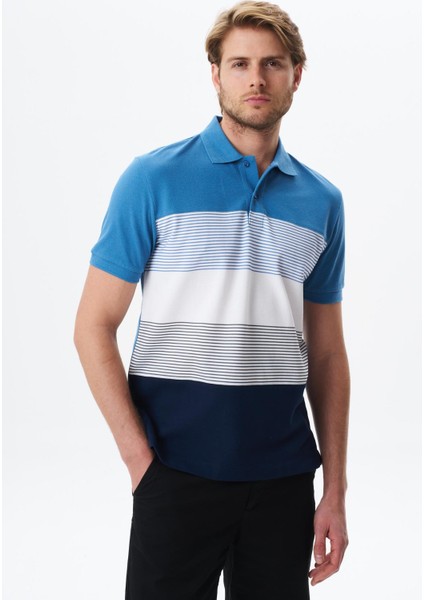 Erkek Regular Fit Çok Renkli Pamuk Pike Polo Yaka Tişört Y29374355002