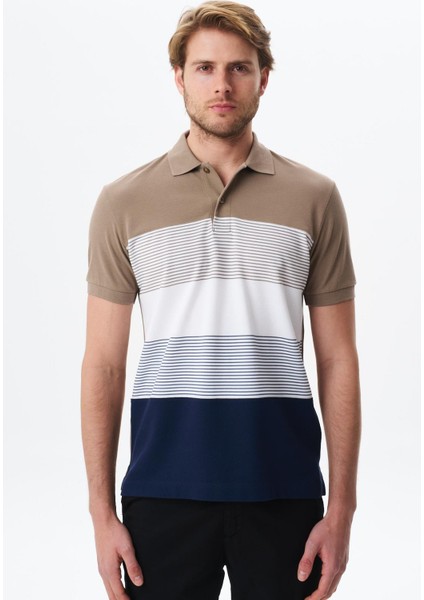 Erkek Regular Fit Çok Renkli Pamuk Pike Polo Yaka Tişört Y29374355002