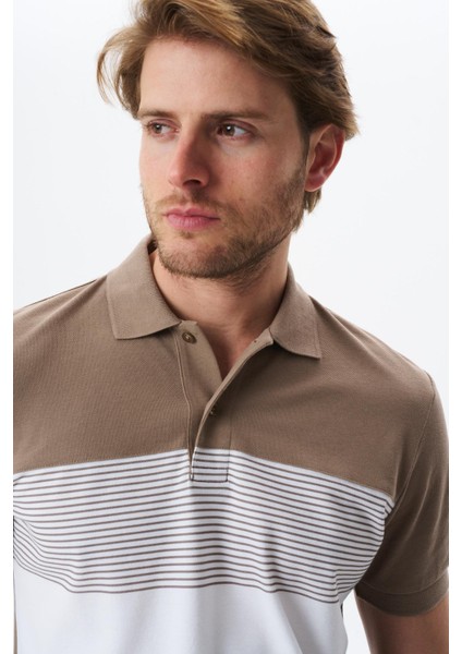 Erkek Regular Fit Çok Renkli Pamuk Pike Polo Yaka Tişört Y29374355002