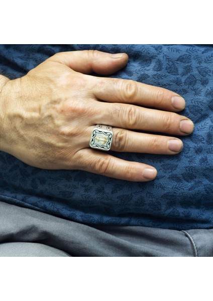 925 Ayar Gümüş Erkek Yüzük - Gemi Çivisi Yüzük indirimleri