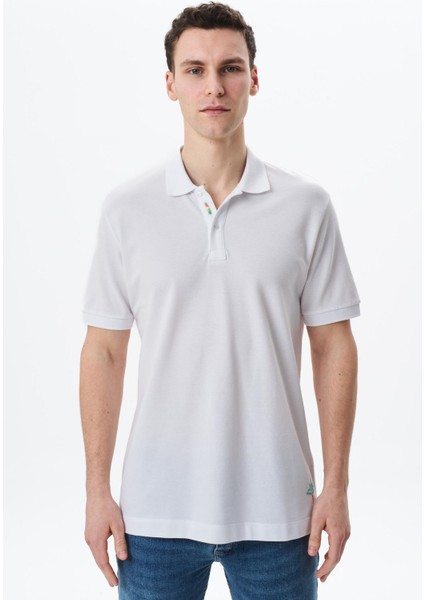 Erkek Regular Fit Basic % 100 Pamuk Pike Polo Yaka Tişört Y29374354802