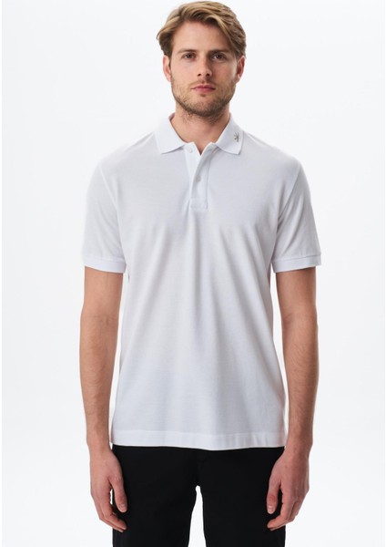 Erkek Basic Regular Fit % 100 Pamuk Pike Polo Yaka Tişört Y29374355902