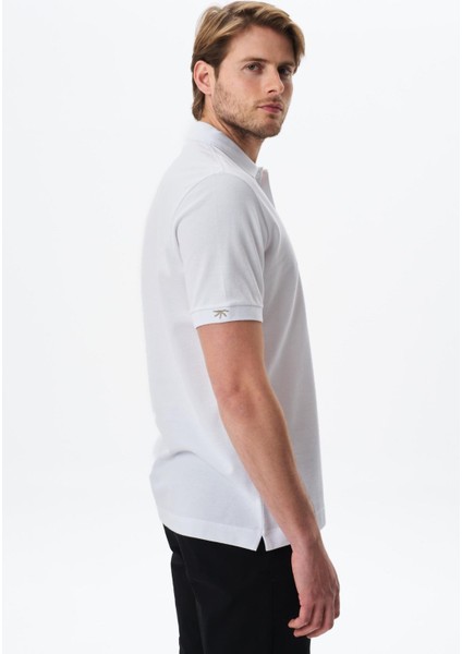 Erkek Basic Regular Fit % 100 Pamuk Pike Polo Yaka Tişört Y29374355902 fırsatları