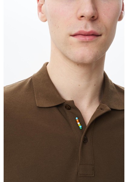 Erkek Regular Fit Basic Pamuk Pike Polo Yaka Tişört Y29374354802