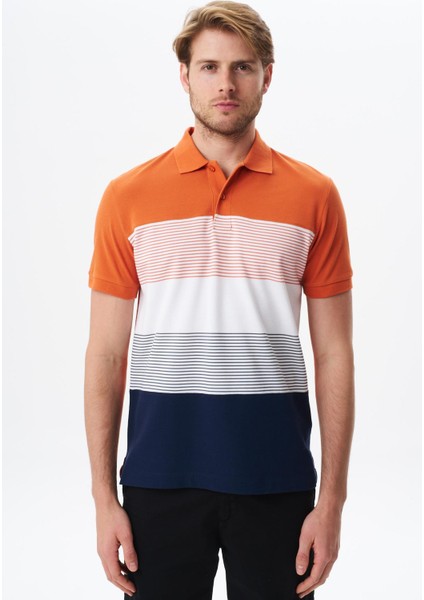 Erkek Regular Fit Çok Renkli Pamuk Pike Polo Yaka Tişört Y29374355002