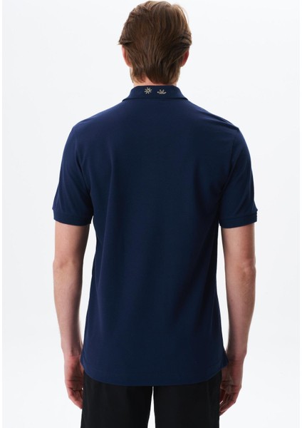 Erkek Basic Regular Fit Pamuk Pike Polo Yaka Tişört Y29374355902