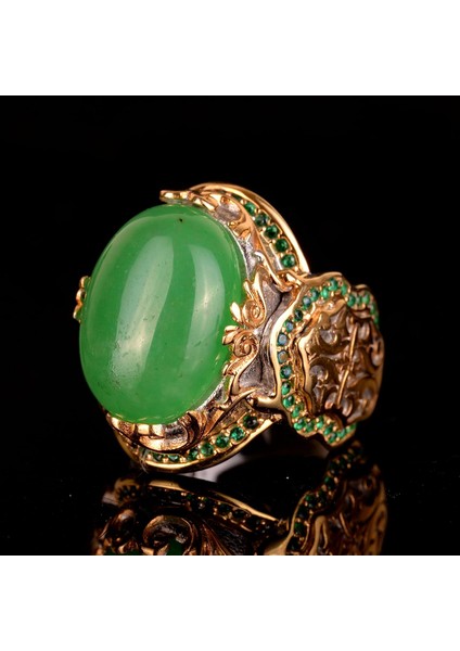 Doğal Taş Yüzük, Erkekler Için Şık Yüzük, El Yapımı Yüzük, Sultan Yüzüğü, 925 Ayar Gümüş Yüzük indirimleri