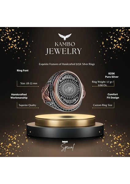 El Yapımı Islami Yüzük, 925 Ayar Gümüş Erkek Yüzüğü fiyatları