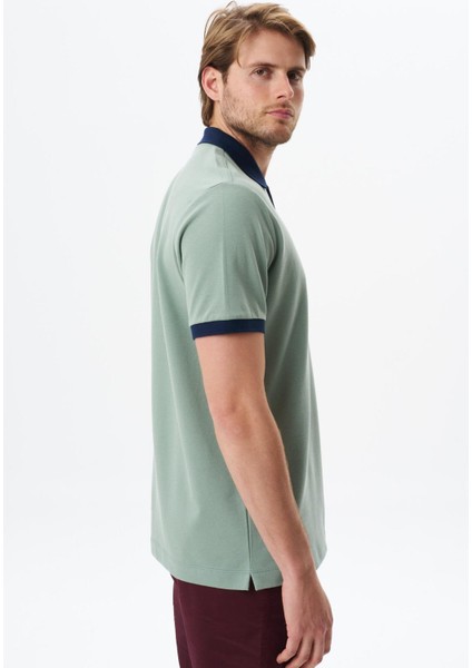 Erkek Regular Fit Basic Pamuk Pike Fermuarlı Polo Yaka Tişört Y29374354302 fırsatları