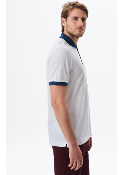 Erkek Regular Fit Basic Pamuk Pike Fermuarlı Polo Yaka Tişört Y29374354302 fırsatları