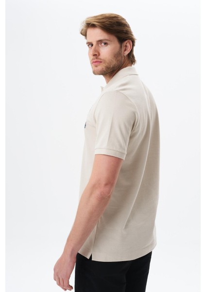 Erkek Yazı Baskılı Regular Fit % 100 Pamuk Pike Polo Yaka Tişört Y29374355802 modelleri