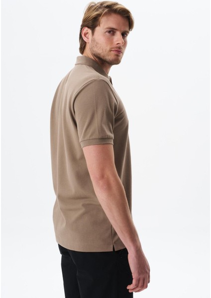 Erkek Yazı Baskılı Regular Fit % 100 Pamuk Pike Polo Yaka Tişört Y29374355802 fırsatları