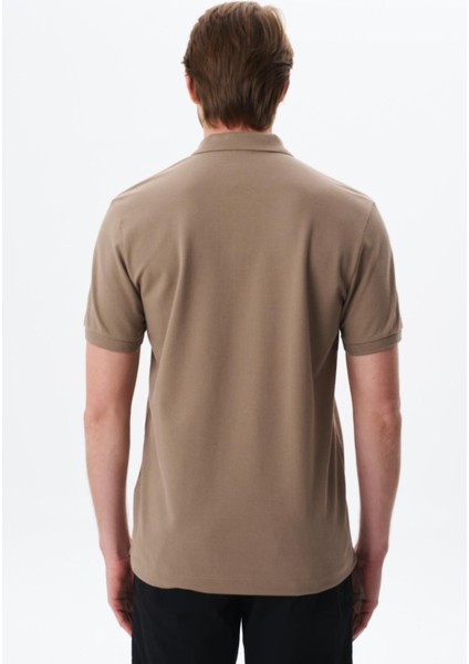 Erkek Yazı Baskılı Regular Fit % 100 Pamuk Pike Polo Yaka Tişört Y29374355802 indirimleri