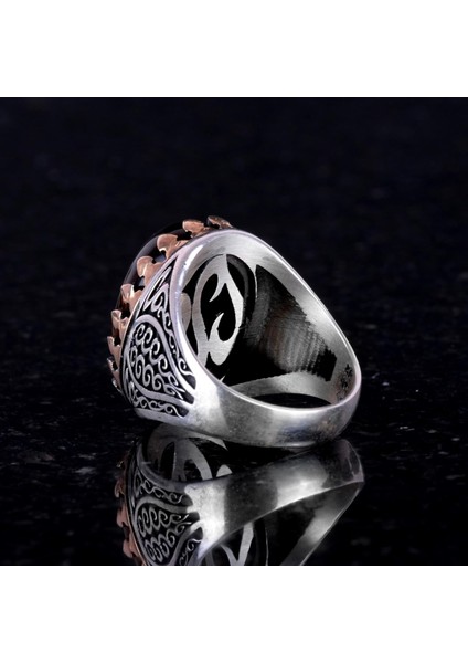 925 Ayar Katı Gümüş Erkek Yüzük - Doğal Taşlarla El Yapımı Şıklık (Kaplan Göz Taşı) indirimleri